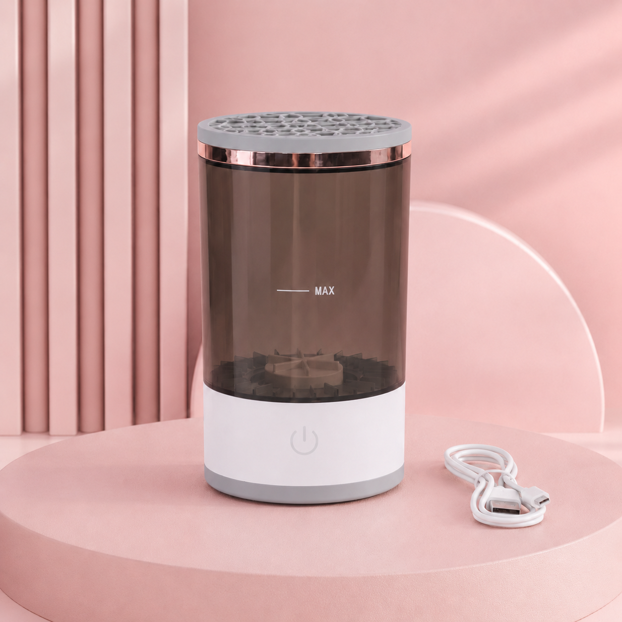Nexvora Brush™ — 10-Second Electric Makeup Brush Cleaner