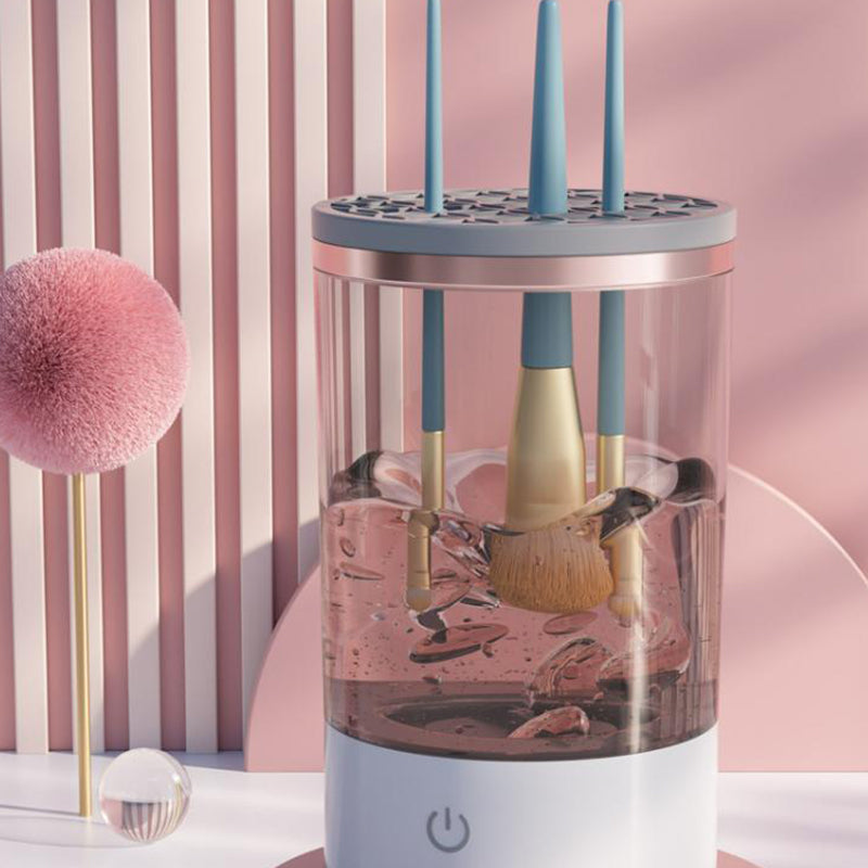 Nexvora Brush™ — 10-Second Electric Makeup Brush Cleaner
